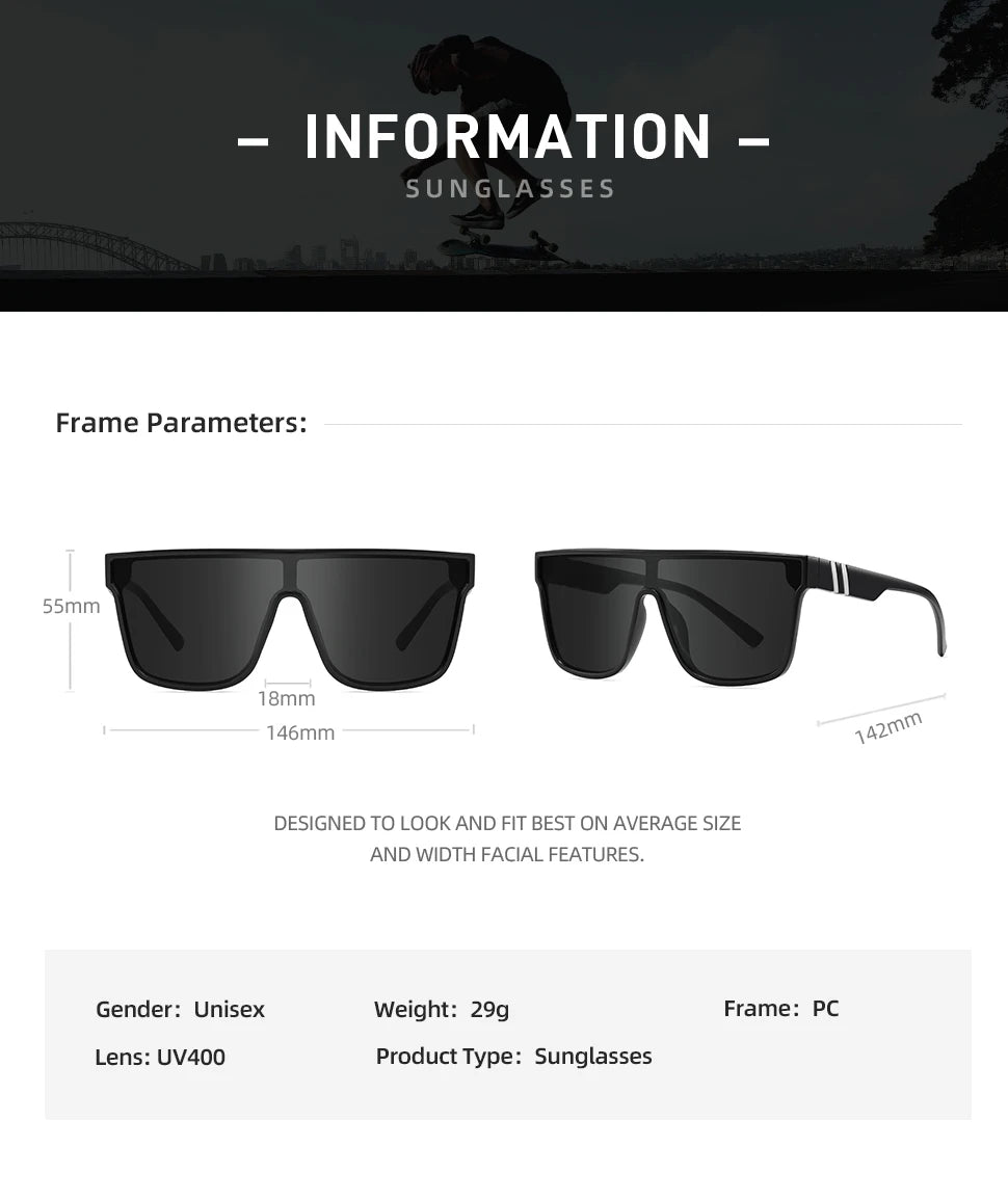 New Designer  Outdoor Sport Sunglasses Men Male Sun Glasses Women Goggles UV400 Fashion Eyewear