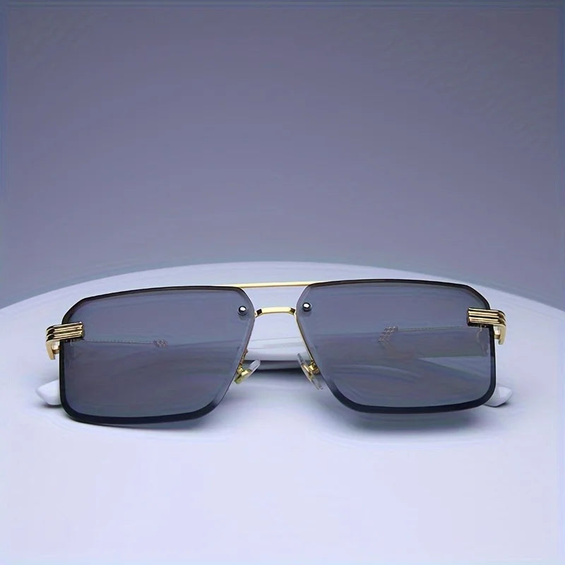 Fashion Rimless Sunglasses Men Women Populare Frameless Sun Glasses Male Female Classic Small Square Summer Traveling Shades