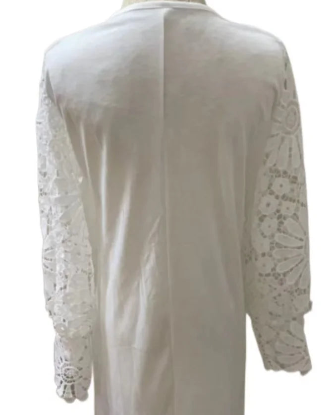 Spring and summer women's clothing new style fashionable temperament casual sexy commuting lace long sleeved dress