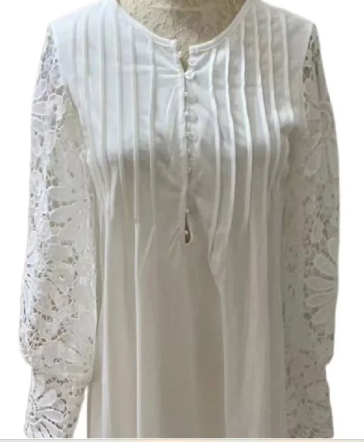Spring and summer women's clothing new style fashionable temperament casual sexy commuting lace long sleeved dress