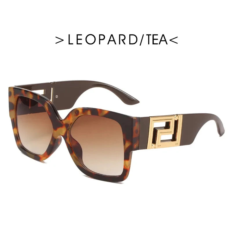 Brand Designer T Sunglasses 2022 New Oversized Square Women Sun Glasses Female Big Frame Colorful Shades for Women Oculos