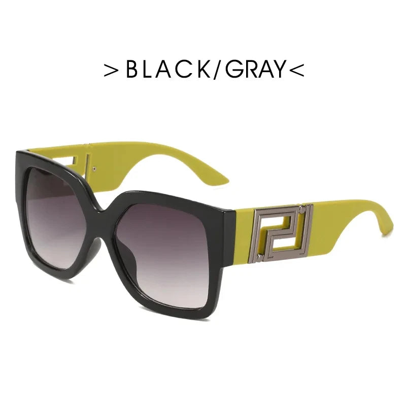 Brand Designer T Sunglasses 2022 New Oversized Square Women Sun Glasses Female Big Frame Colorful Shades for Women Oculos