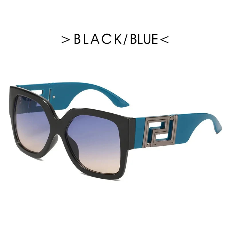Brand Designer T Sunglasses 2022 New Oversized Square Women Sun Glasses Female Big Frame Colorful Shades for Women Oculos